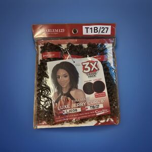 Harlem 125 Lima Braid Luxe Jerry Curl 8” 3X Value Pack T1B/27